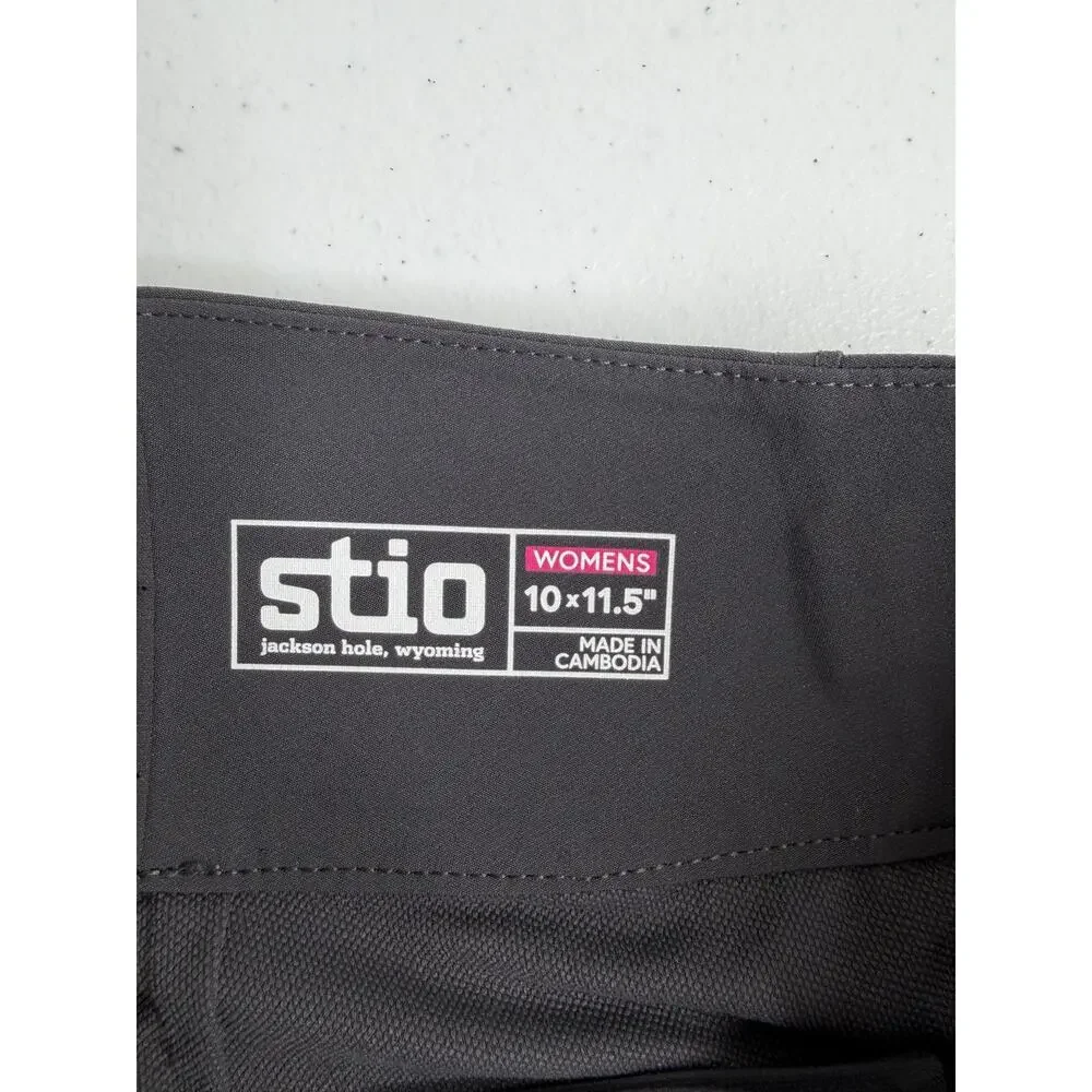Stio Women's OPR Shorts Sz 10x11.5 in Charcoal Gray Biking Cycling Hiking